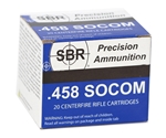 SBR 458 SOCOM Ammo 300 Grain Hornady InterLock JHP