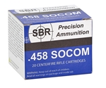 SBR 458 SOCOM Ammo 250 Grain Xtreme Defense